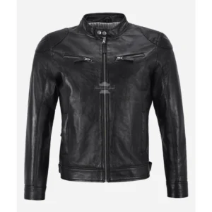The Minimal Leather Jacket Black Men's Leather Jacket