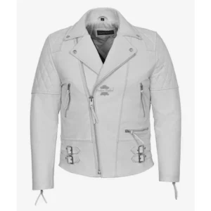 RECKLESS Biker leather jacket for Men COW LEATHER BIKER JACKET