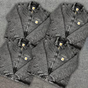 Carhartt Rework Detroit gray Acid wash Jacket